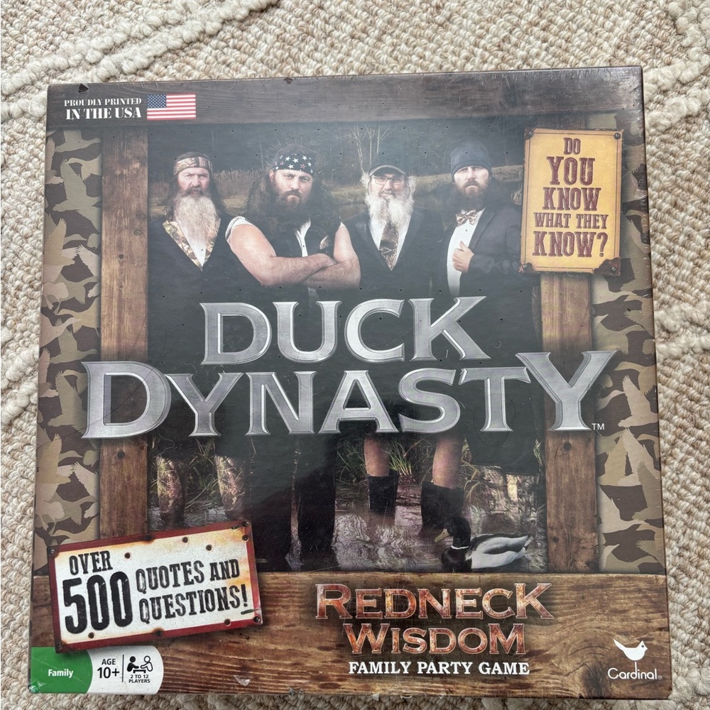 Duck Dynasty Redneck Wisdom Family Party Game - Camouflage